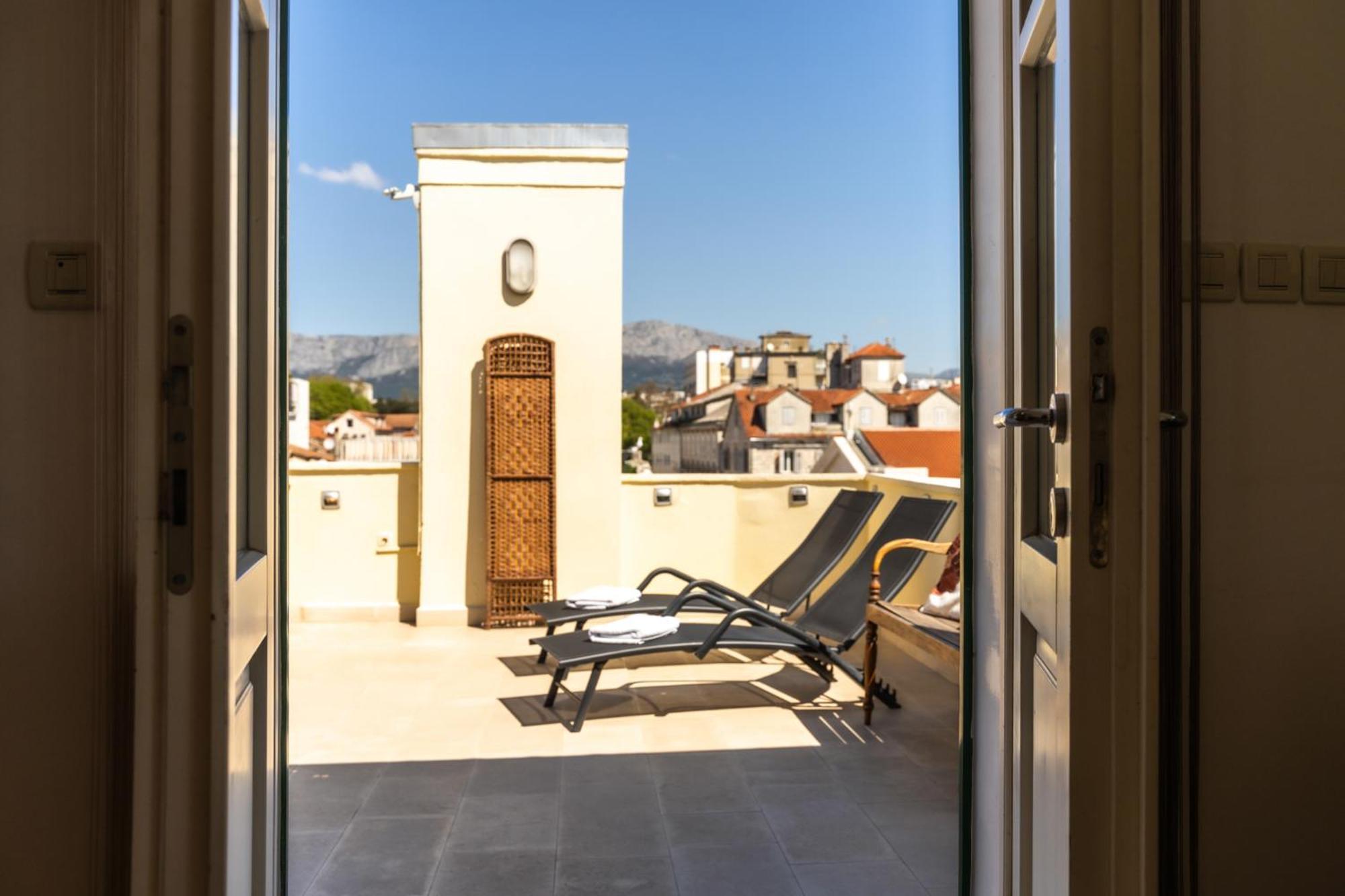Ferienwohnung Terazza Grande In Diocletian Tower Split Exterior foto