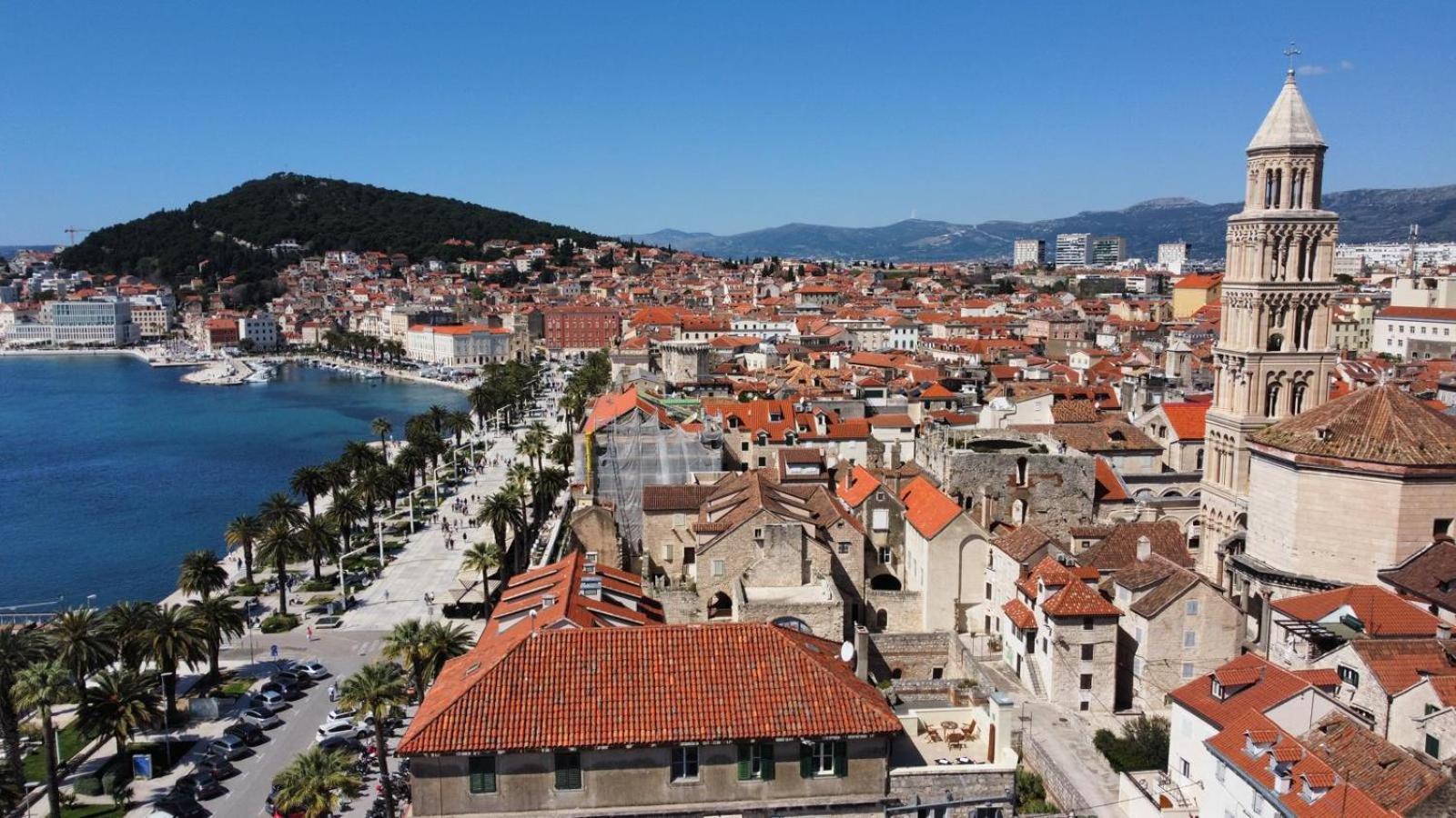 Ferienwohnung Terazza Grande In Diocletian Tower Split Exterior foto