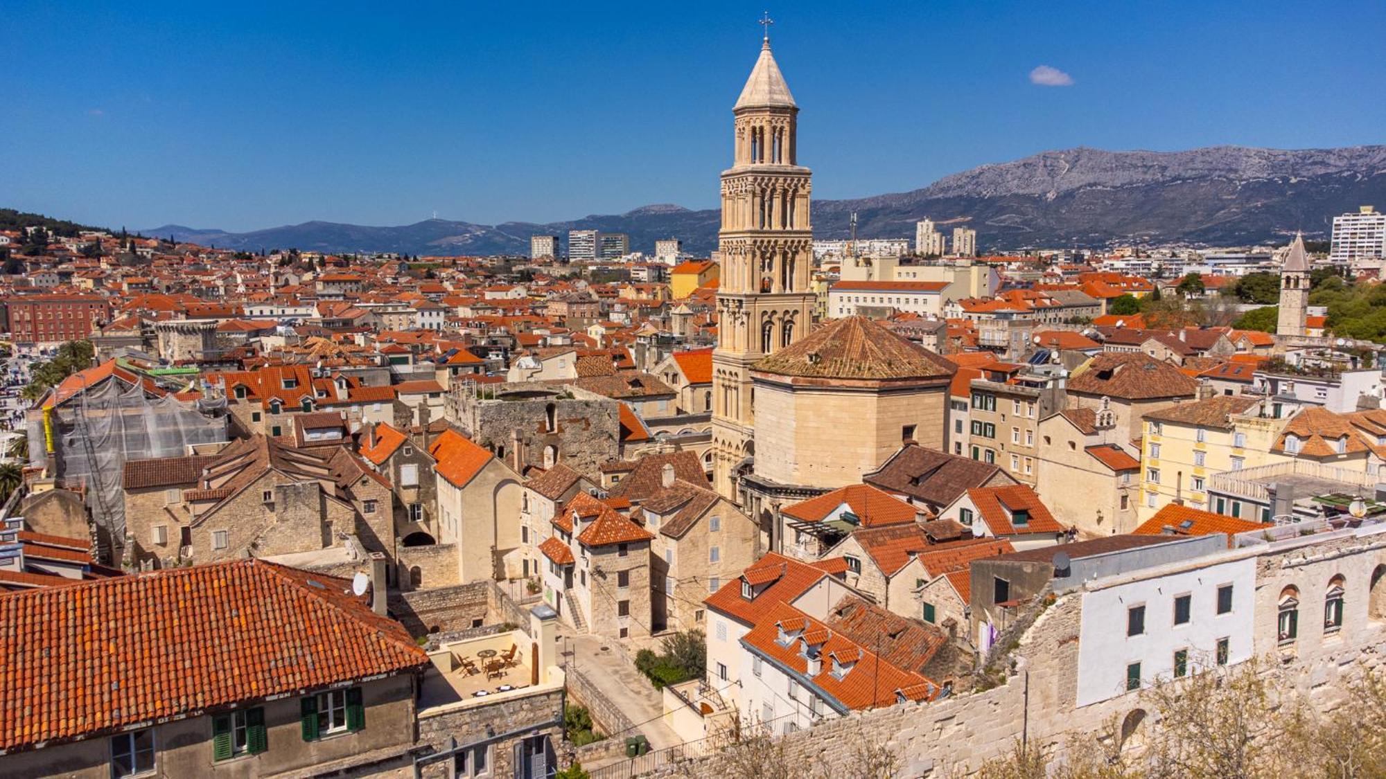 Ferienwohnung Terazza Grande In Diocletian Tower Split Exterior foto