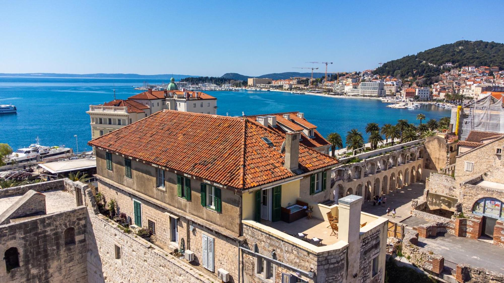 Ferienwohnung Terazza Grande In Diocletian Tower Split Exterior foto