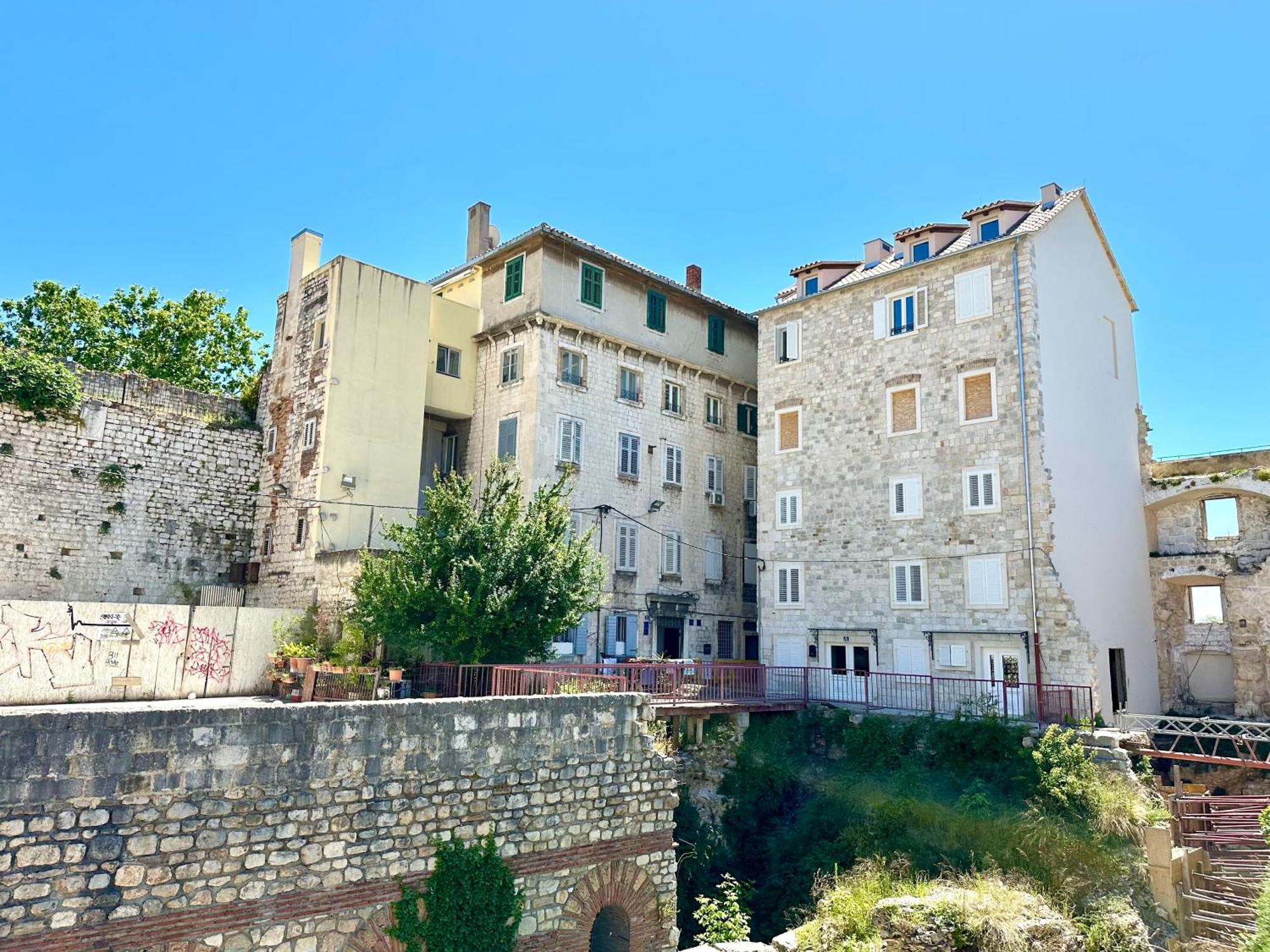 Ferienwohnung Terazza Grande In Diocletian Tower Split Exterior foto